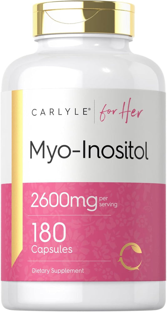 Myo-Inositol 2600mg por porção | 180 Cápsulas