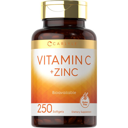 View 10 Vitamina C con Zinc | 250 Cápsulas Blandas