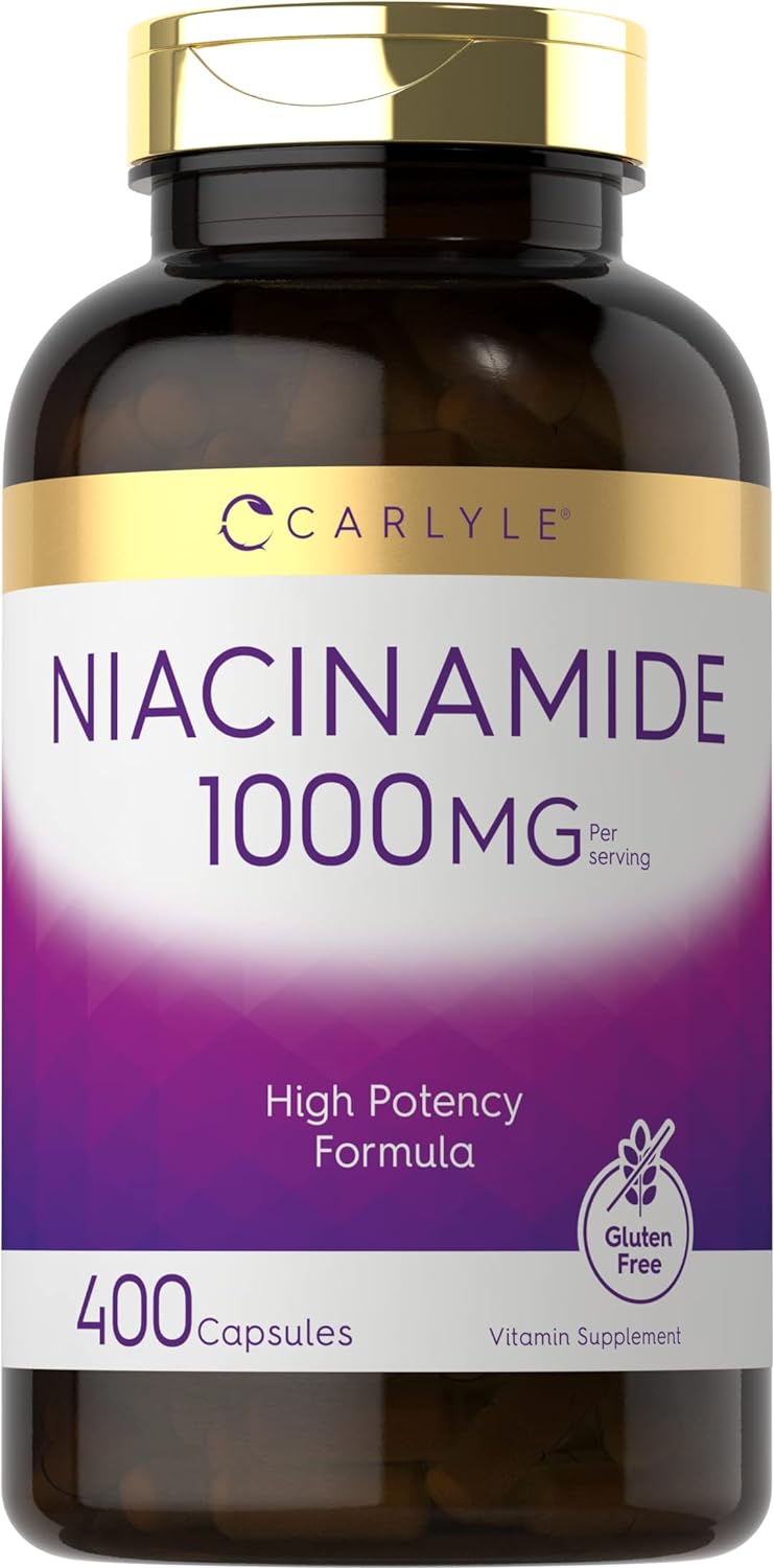 Niacinamida 1000mg por porção | 400 Cápsulas