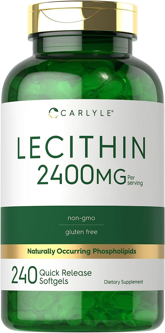 Lecithin 2400mg per serving | 240 Softgels