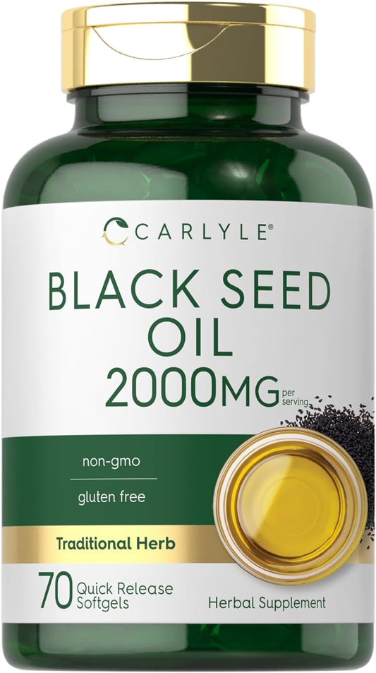 Black Seed Oil 2000mg per serving | 70 Softgels