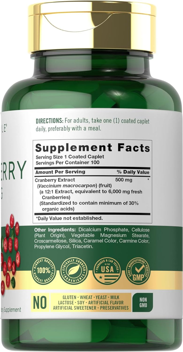 Cranberry 500mg | 100 Caplets