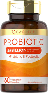 Prebiotic & Probiotic 25 Billion CFU | 60 Capsules