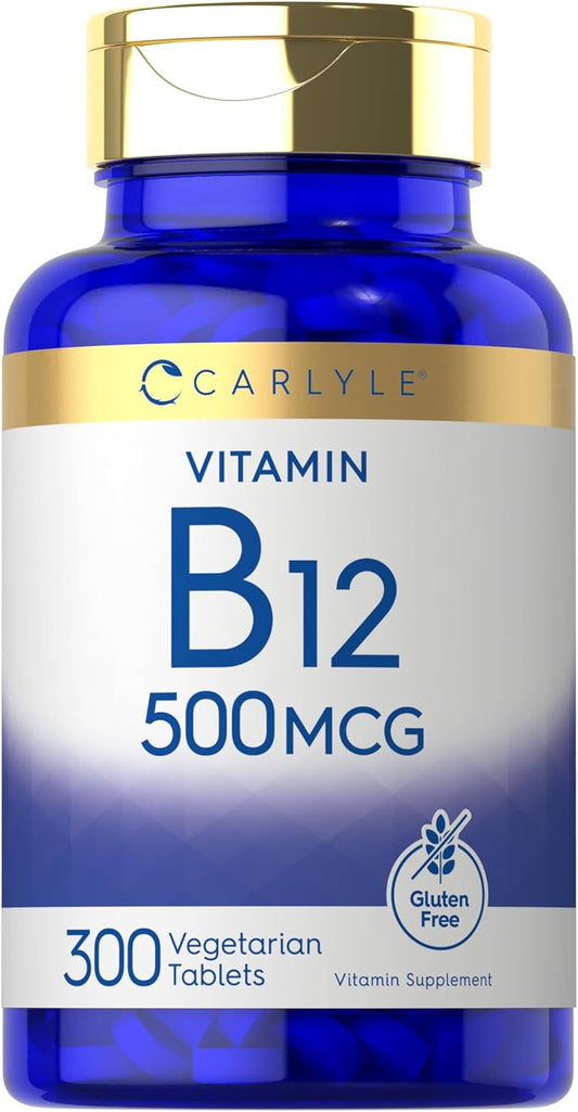 Vitamina B-12 500mcg | 300 Tabletas