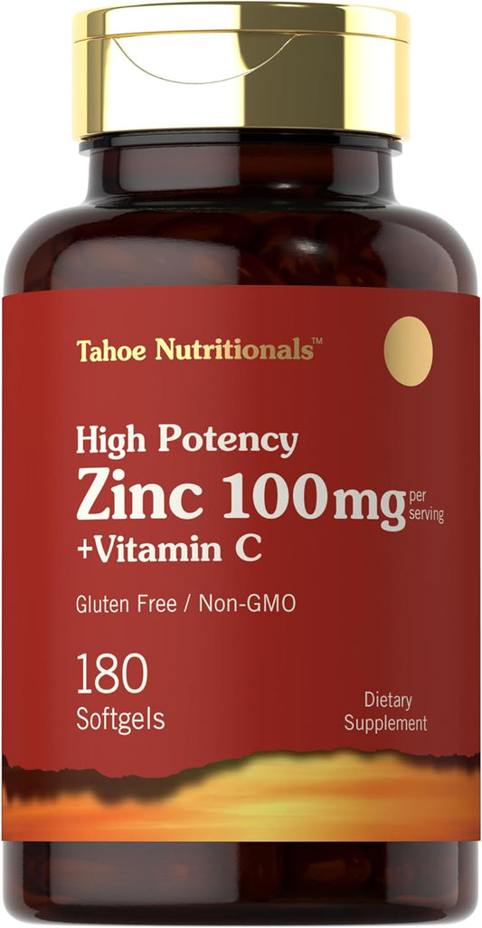 Zinc con Vitamina C | 180 Cápsulas Blandas