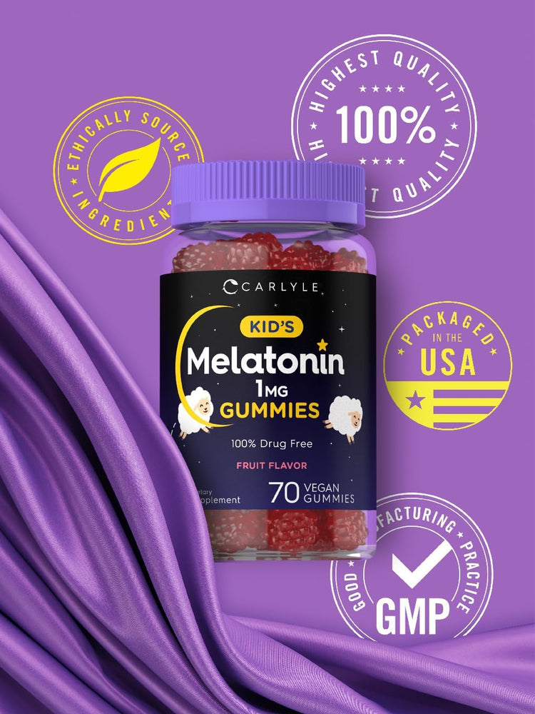 Melatonina 1mg per Bambini | 70 Caramelle Gommose