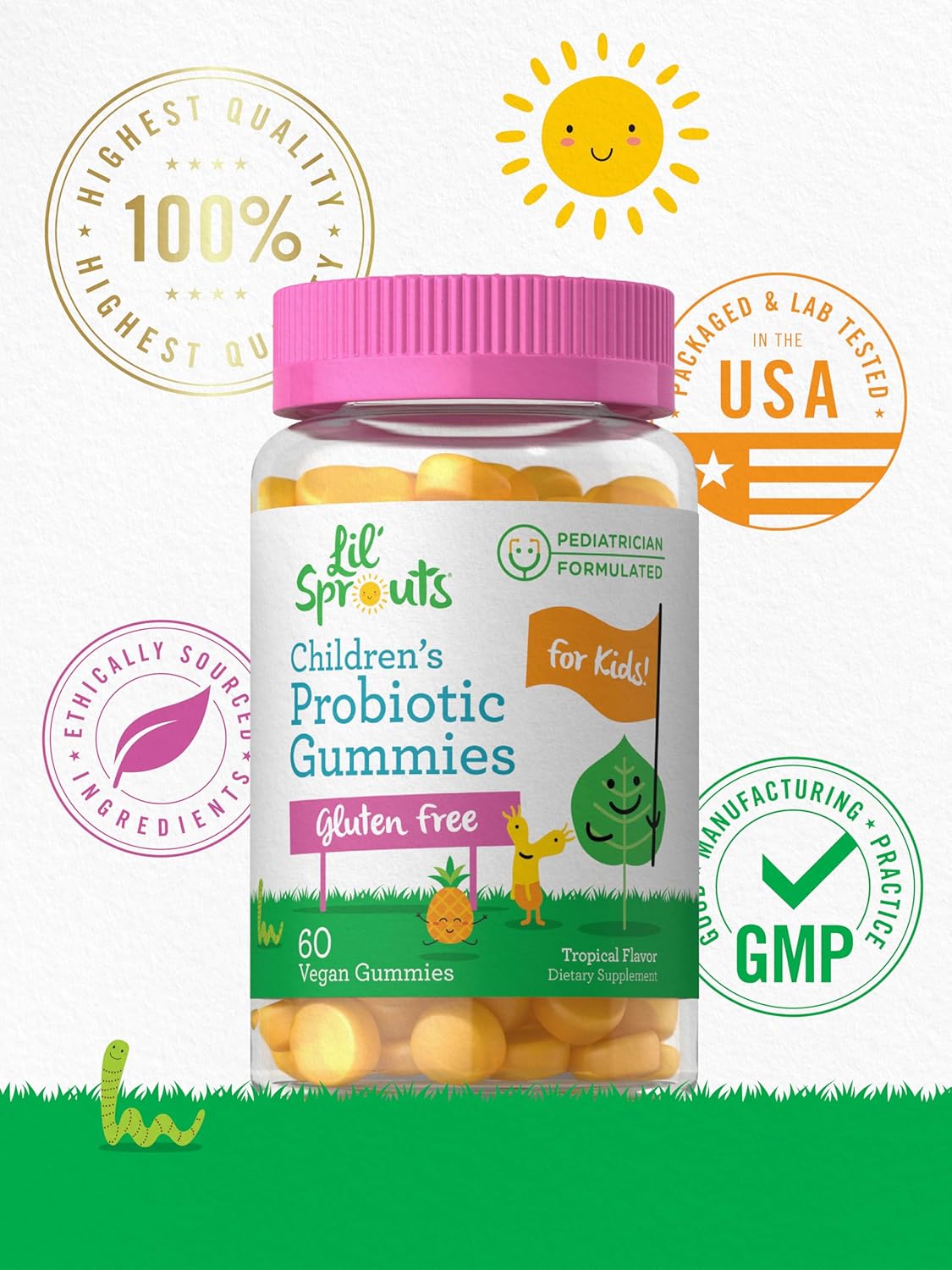 Probiotic for Kids | 60 Gummies