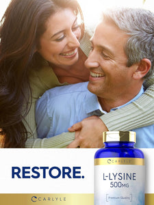 L-Lysine 500mg | 250 Caplets