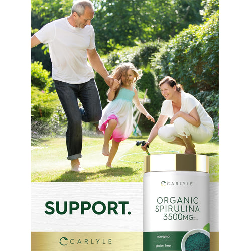 View 6 Espirulina Orgánica 3500mg por porción | 500 Comprimidos