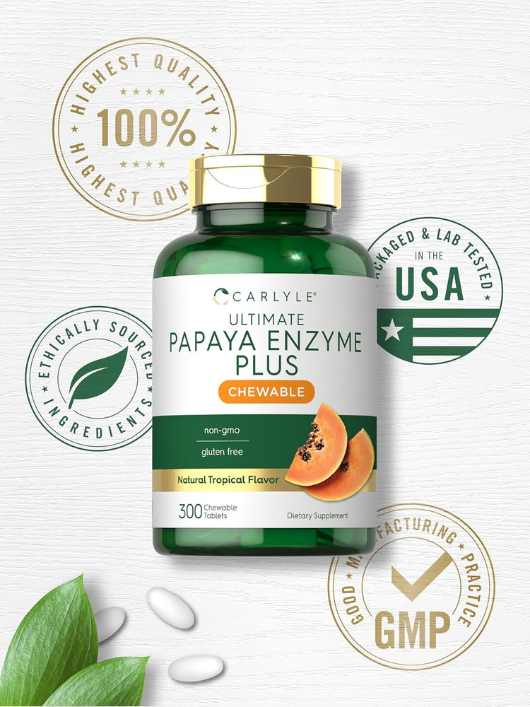 Enzima di Papaya | 300 Compresse Masticabili