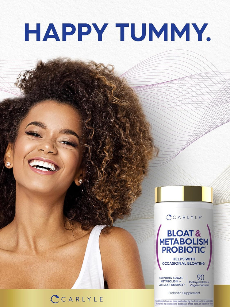 Probiótico para Inchaço e Metabolismo | 90 Cápsulas