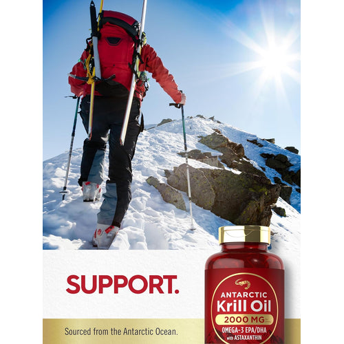 View 6 Antarctic Krill Oil 2000mg per serving | 120 Softgels