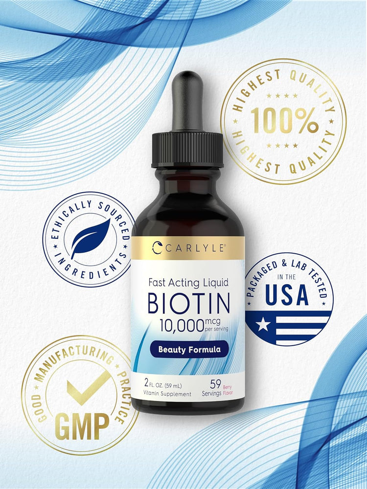 Biotin 10000 mcg | 2 oz Flüssigkeit