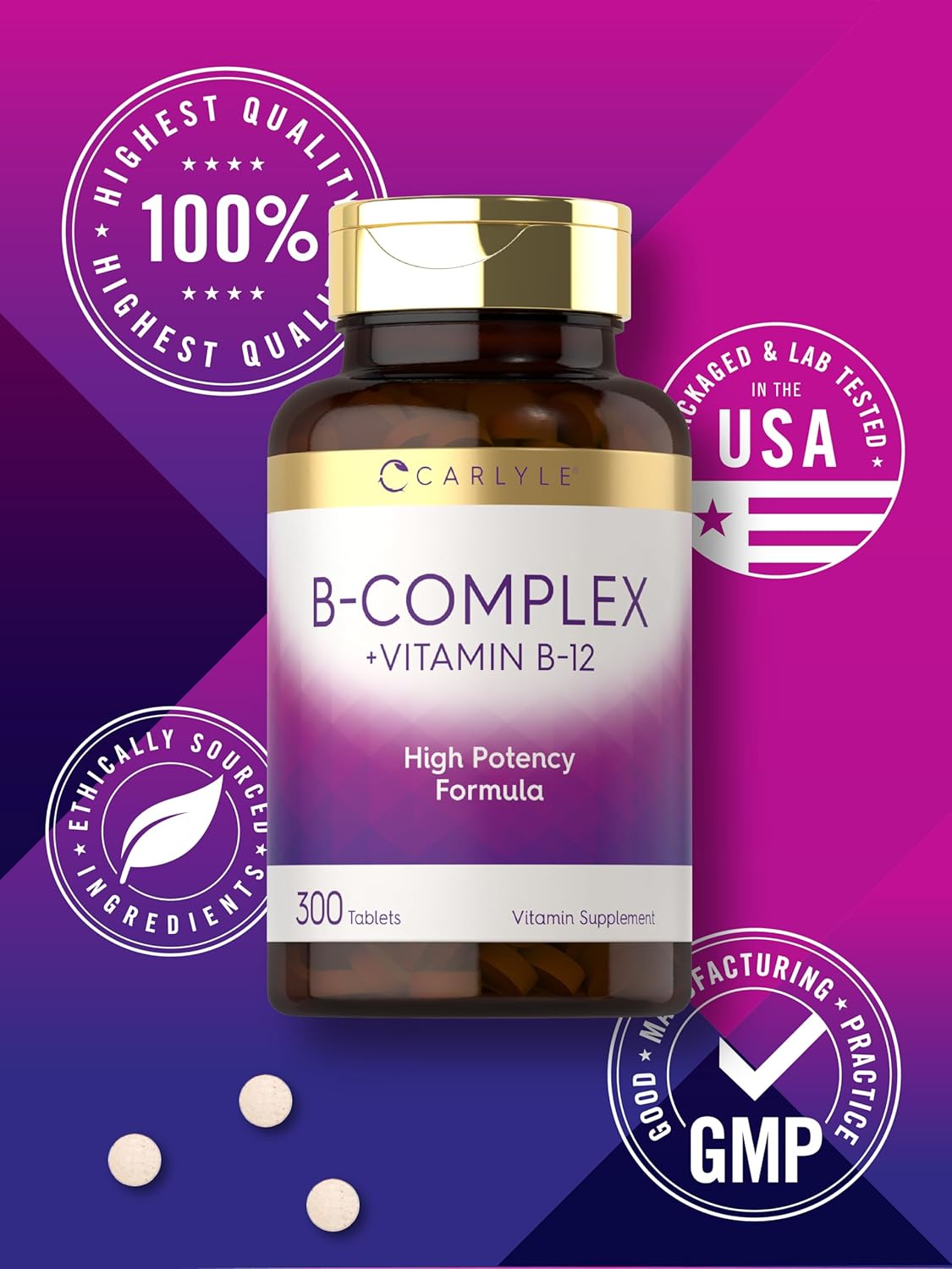 Vitamin B-Complex | 300 Tablets