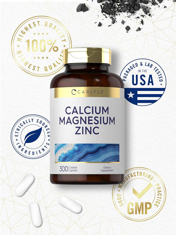 Calcium Magnesium Zinc | 300 Caplets