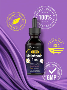 Melatonin for Kids 1mg | 2oz Liquid