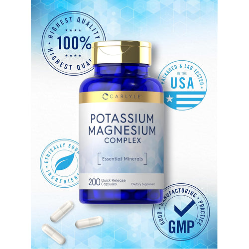View 6 Potassium Magnesium | 200 Capsules
