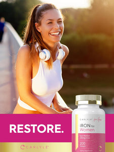 Iron for Women 45mg | 200 Tablets