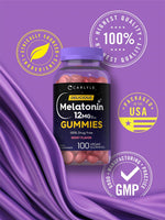 Load image into Gallery viewer, Melatonin 12mg | 100 Gummies
