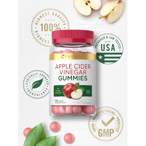 View 12 Apfelessig 600 mg pro Portion | 75 Gummies