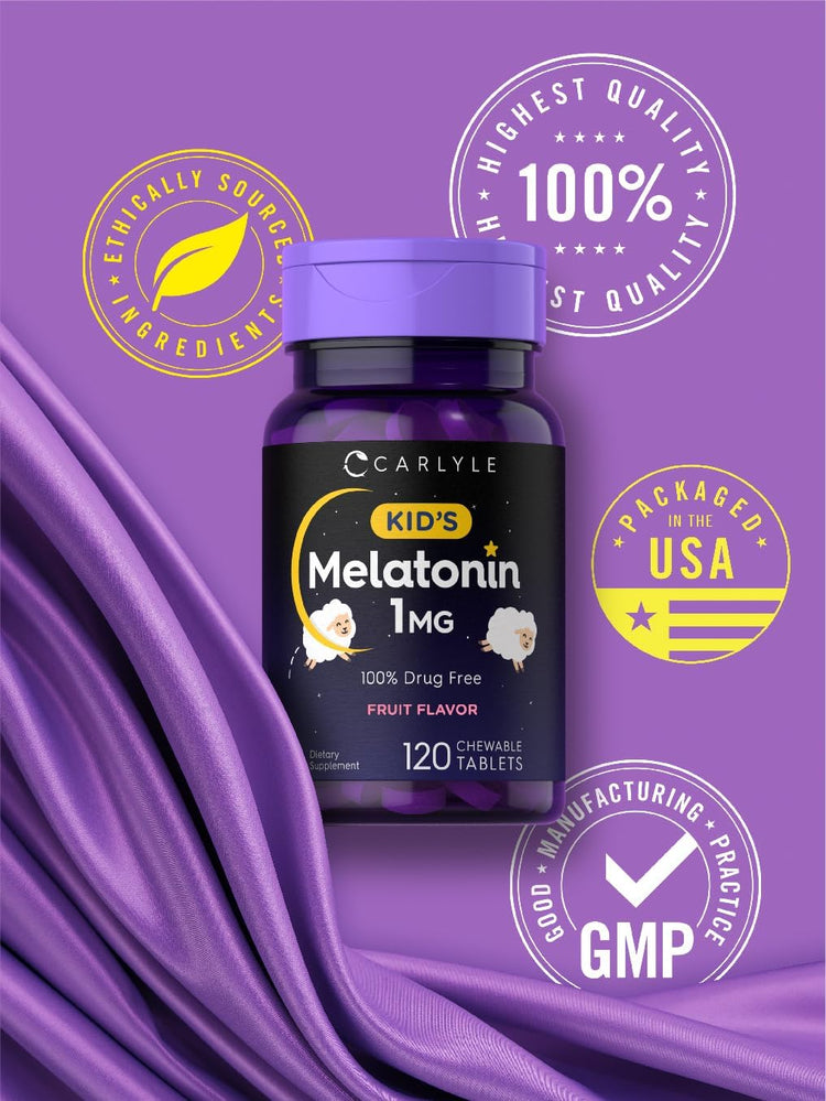 Mélatonine 1mg pour Enfants | 120 Comprimés