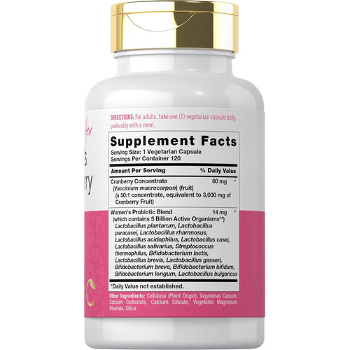 View 10 Cranberry Plus Probiotics | 120 Capsules