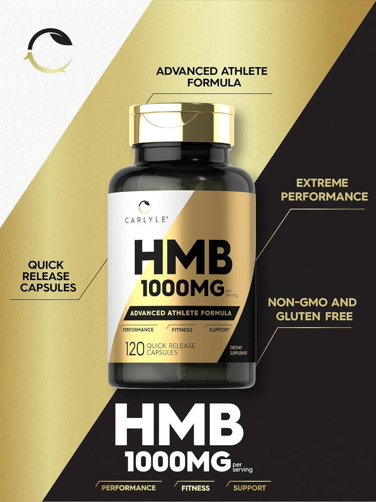 HMB 1000 mg par portion | 120 Capsules