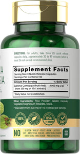 Garcinia Cambogia 3000mg | 180 Capsules