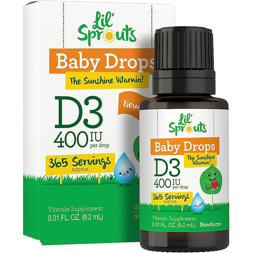 View 8 Vitamin D-3 für Babys 400IE | 0,31oz Flüssigkeit