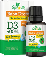 Load image into Gallery viewer, Vitamin D3 Baby Drops 400 IU | 0.31oz
