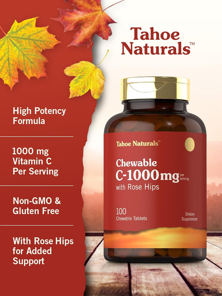 Vitamina C 1000mg per dose | 100 Compresse Masticabili