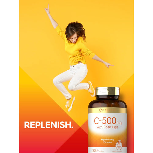 View 14 Vitamin C 500mg per serving with Rose Hips | 200 Tablets