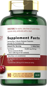 Tart Cherry Extract 10,500mg | 200 Capsules