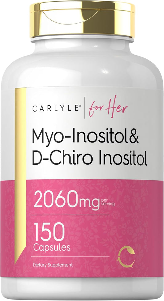 Myo-Inositolo & D-Chiro Inositolo 2060 mg per porzione | 150 Capsule