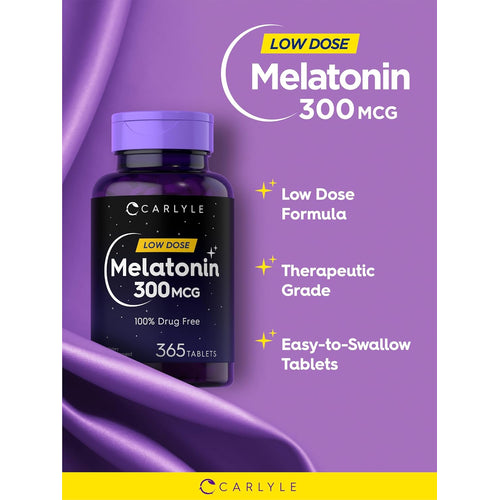 View 12 Melatonin 300mcg | 365 Tablets