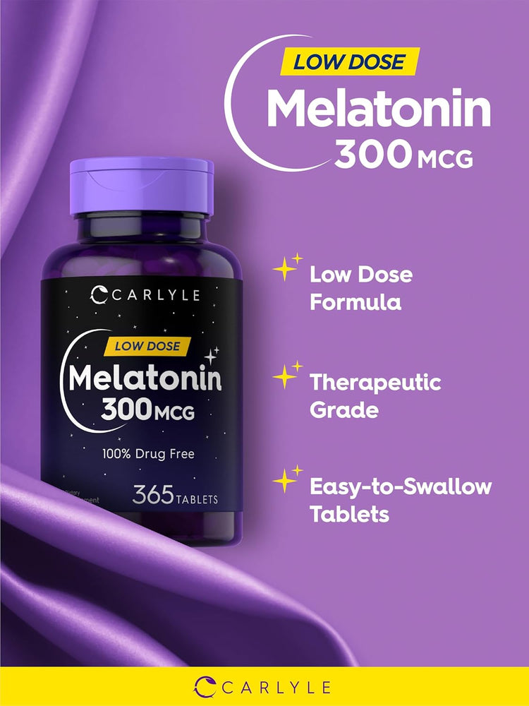 Mélatonine 300mcg | 365 Comprimés