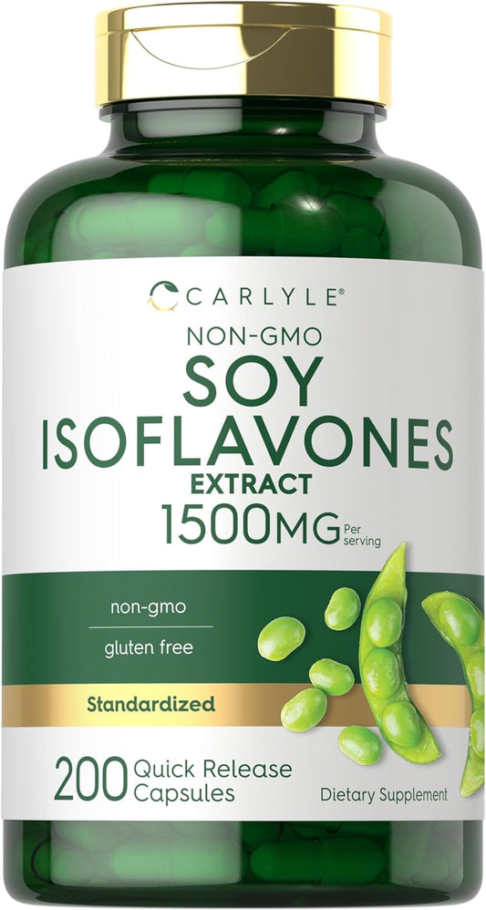 Isoflavoni di Soia 1500mg per porzione | 200 Capsule