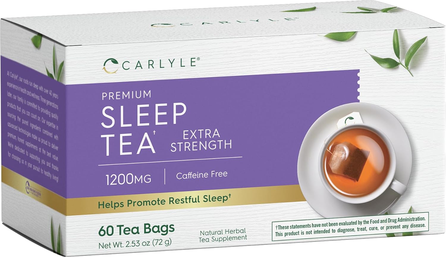 Sleep Tea Bags | Caffeine Free | 60 Count