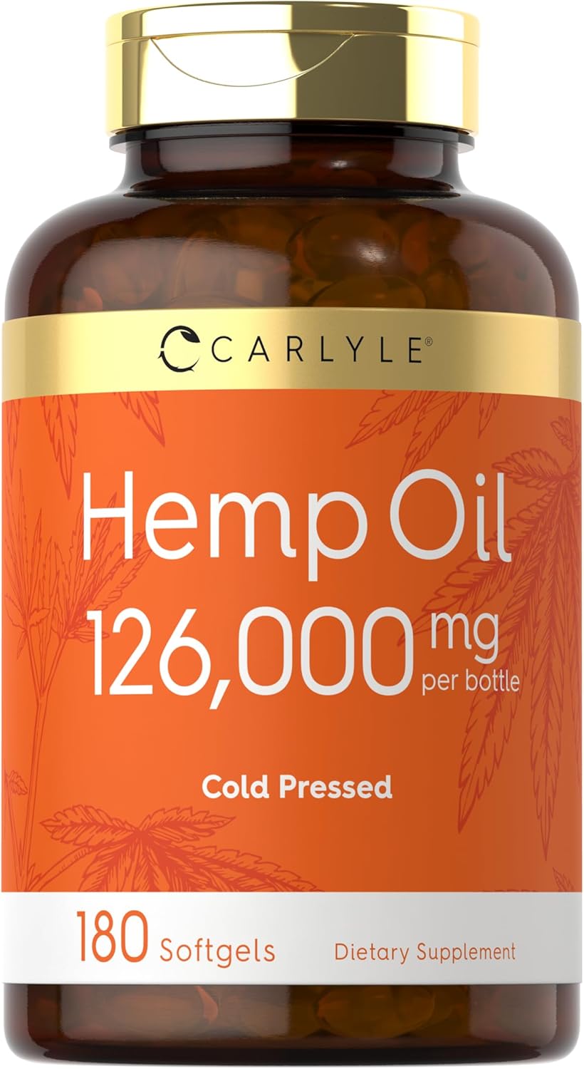 Hemp Oil 126,000mg | 180 Softgels