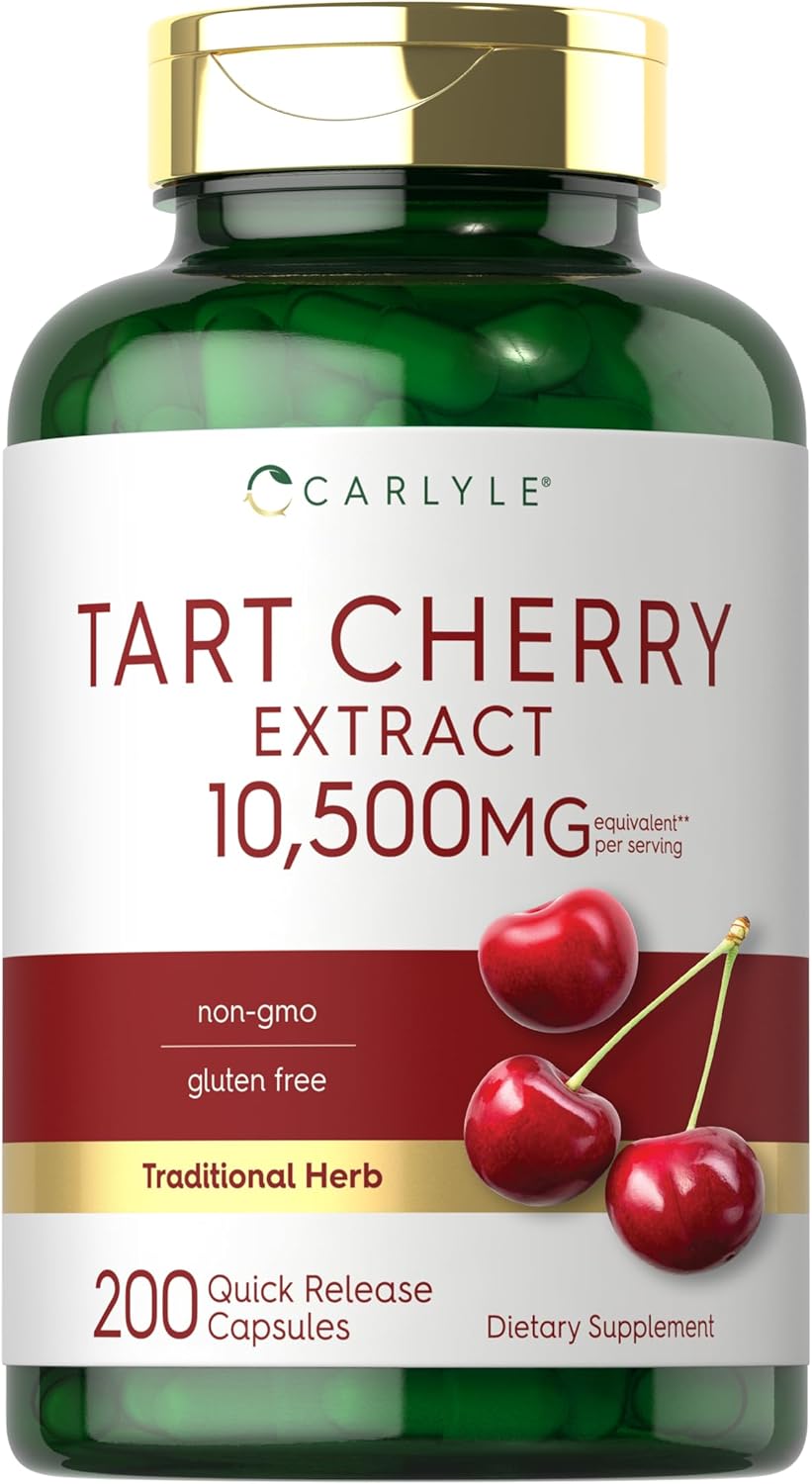 Tart Cherry Extract 10,500mg | 200 Capsules