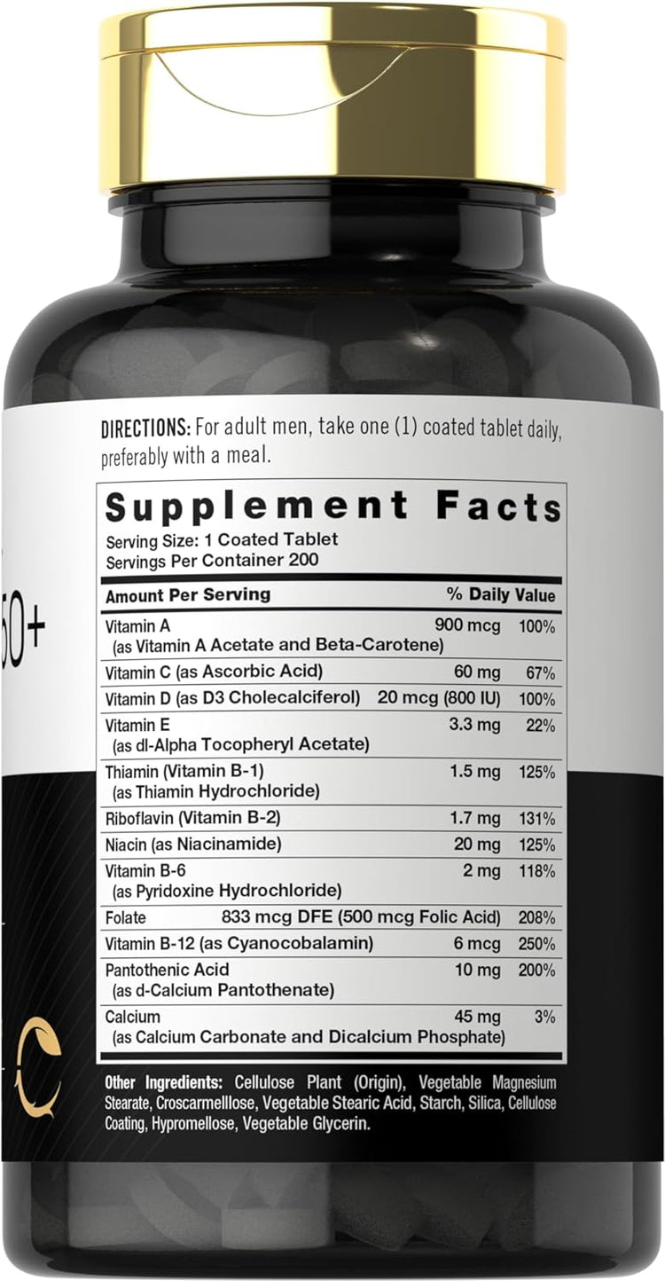 Multivitamínico para Homens 50+ | 200 Comprimidos