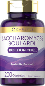 Load image into Gallery viewer, Probiotic Saccharomyces Boulardii 10 Billion CFUs | 200 Capsules

