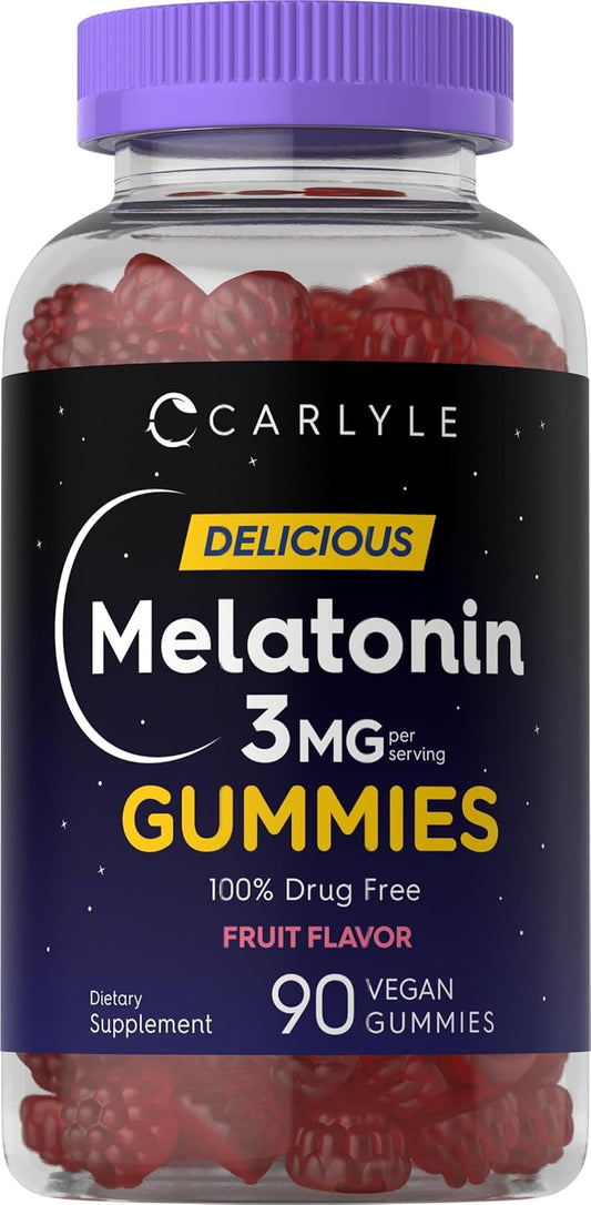 Melatonina 3mg per porzione | 90 Caramelle gommose