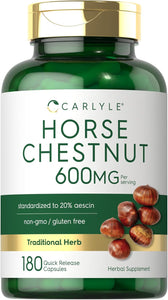 Horse Chestnut 600mg | 180 Capsules