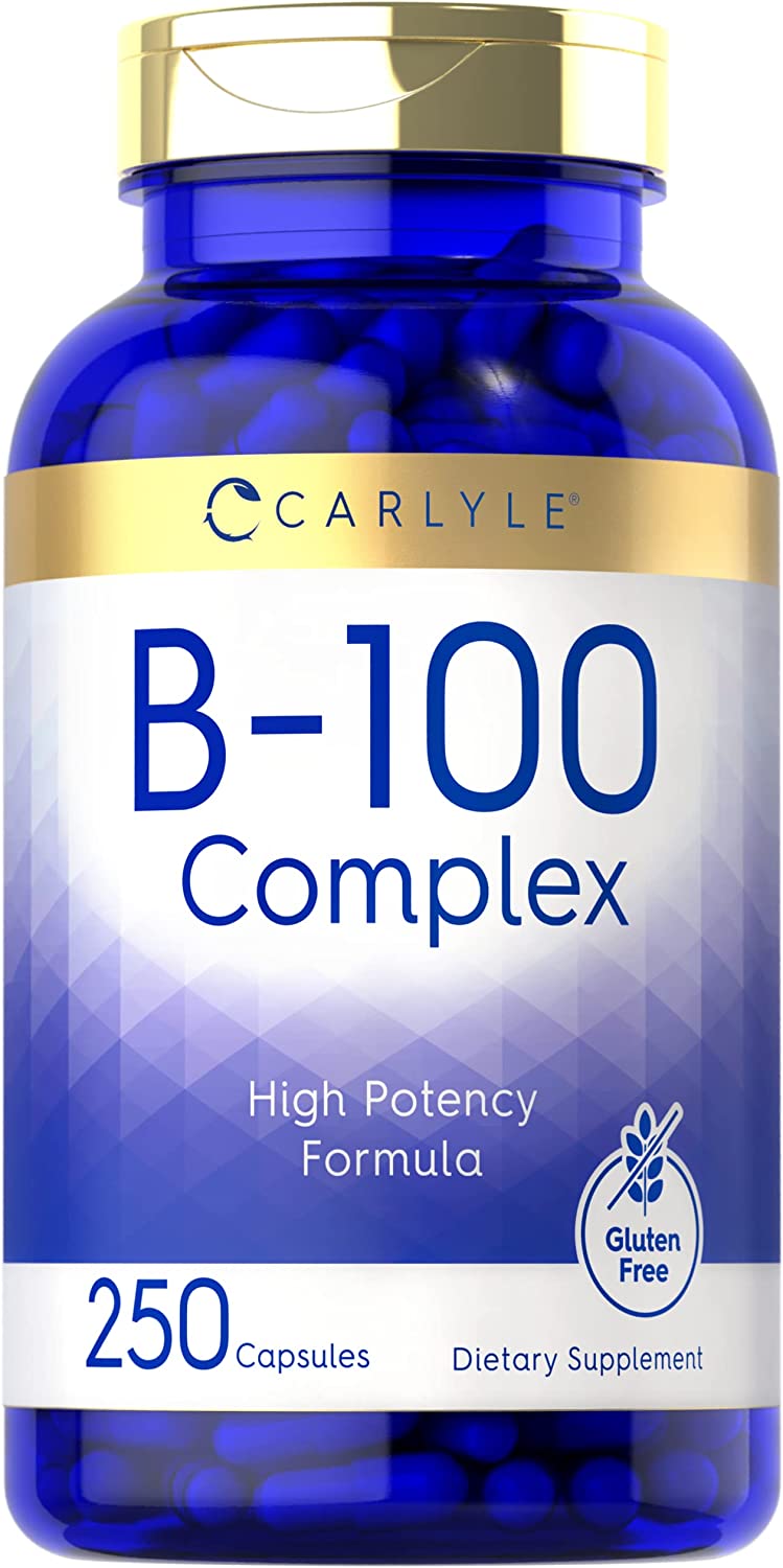 Complejo de Vitamina B-100 | 250 Cápsulas