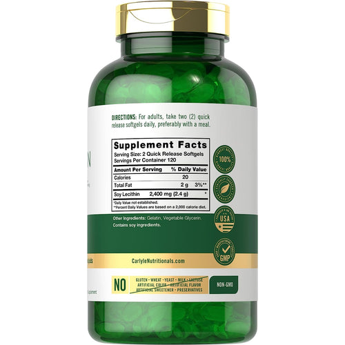 View 4 Lecithin 2400mg per serving | 240 Softgels