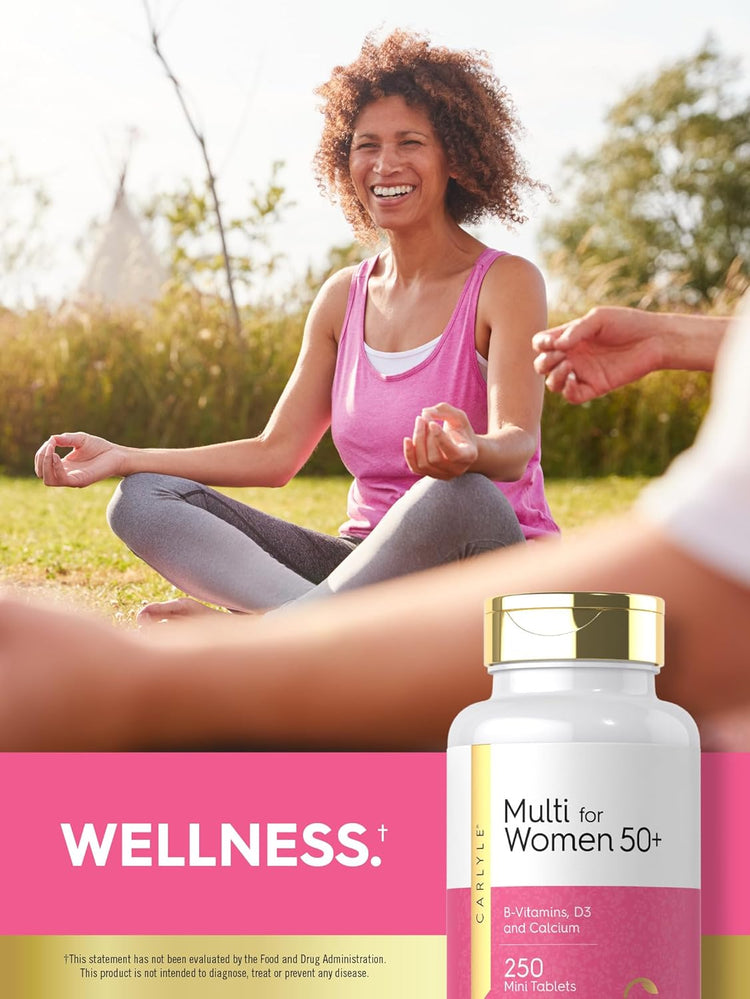 Multivitamines pour Femmes 50+ | 250 Mini Comprimés