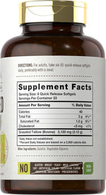 Load image into Gallery viewer, Grass Fed Tallow 3120mg | 200 Softgels
