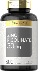 Zinc Picolinate 50mg | 300 Capsules