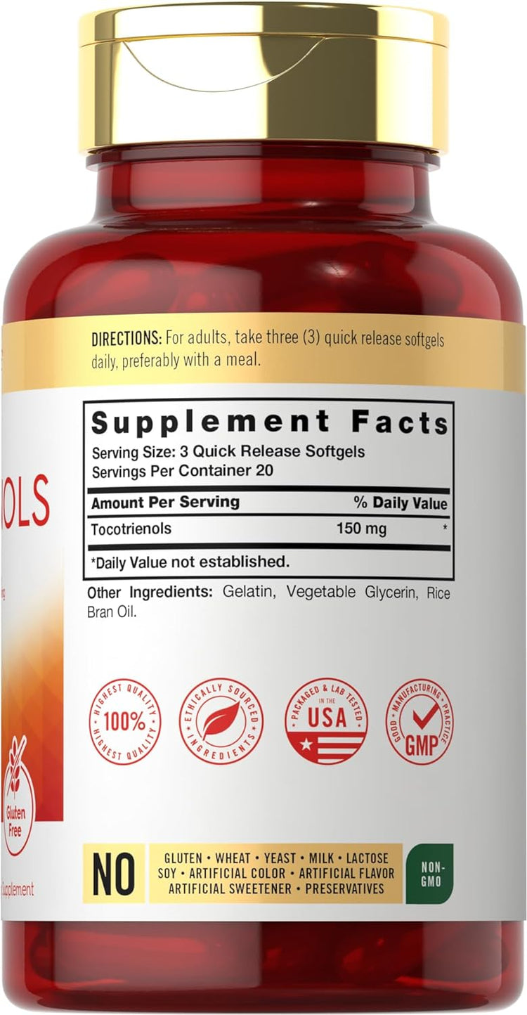 Tocotrienoli 150mg per dose | 60 Softgels